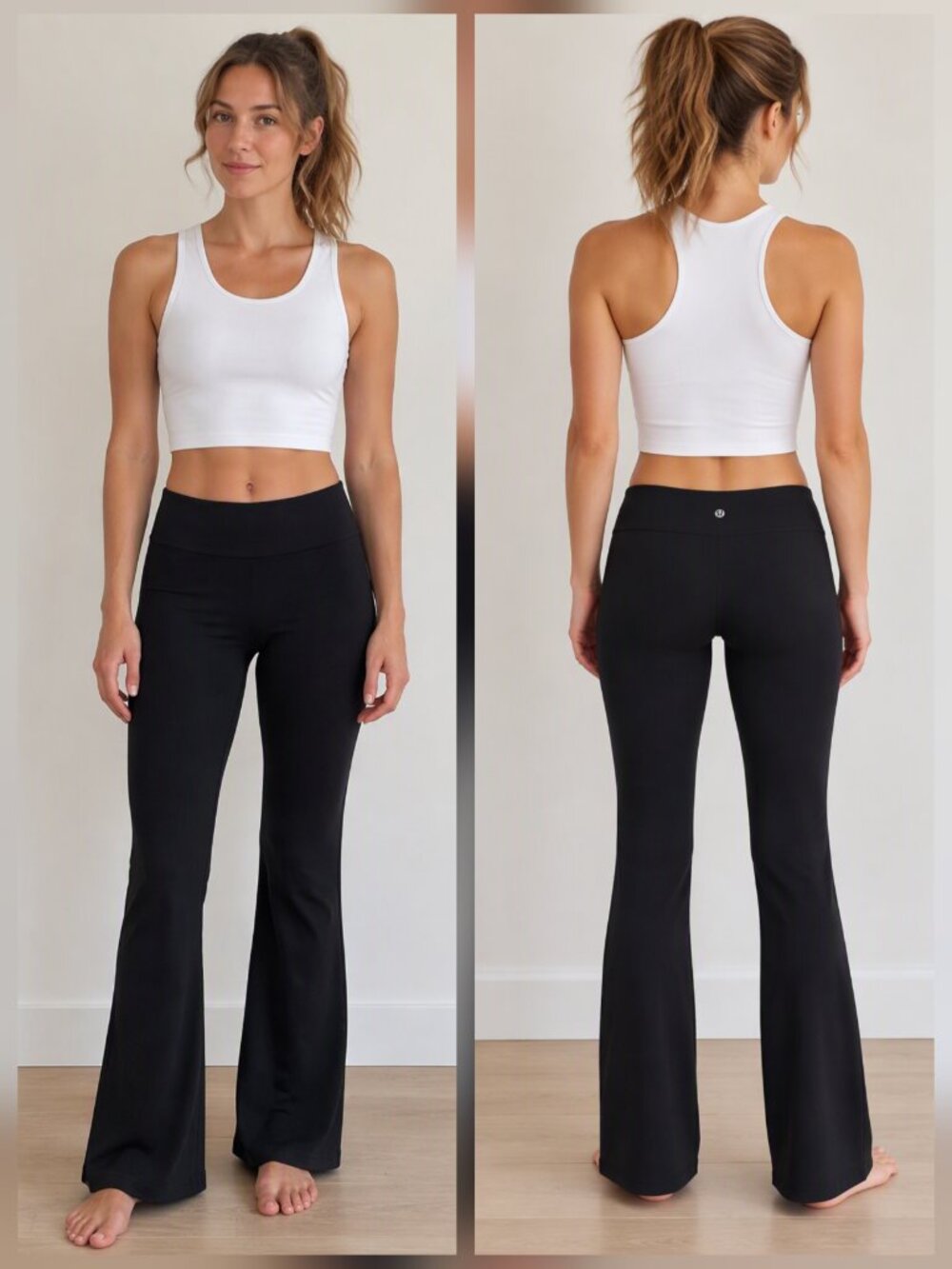 Lululemon Groove Pant Tall/Long Black Flare Yoga Pants – 35" Inseam